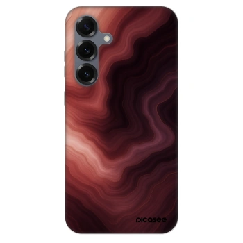 Szilikon tok erre a típusra Samsung Galaxy S25+ 5G - Rouge