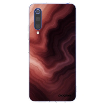 Picasee átlátszó szilikon tok az alábbi mobiltelefonokra Xiaomi Mi 9 SE - Rouge