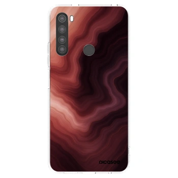 Picasee átlátszó szilikon tok az alábbi mobiltelefonokra Xiaomi Redmi Note 8 - Rouge