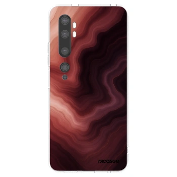 Picasee átlátszó szilikon tok az alábbi mobiltelefonokra Xiaomi Mi Note 10 (Pro) - Rouge