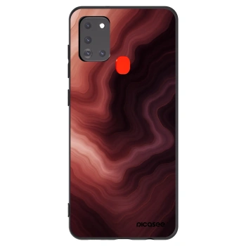 Picasee fekete szilikon tok az alábbi mobiltelefonokra Samsung Galaxy A21s - Rouge