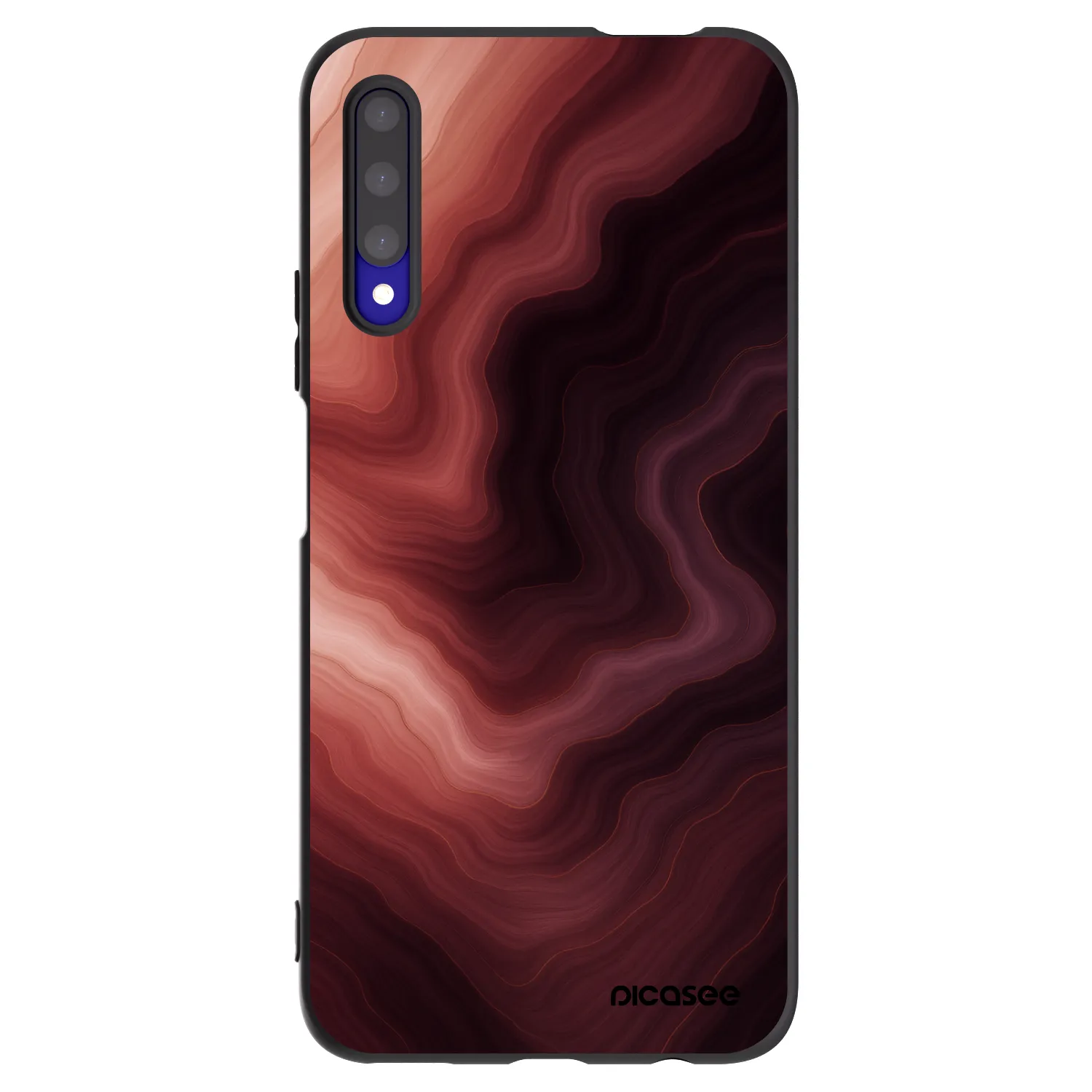 Picasee fekete szilikon tok az alábbi mobiltelefonokra Honor 9X Pro - Rouge