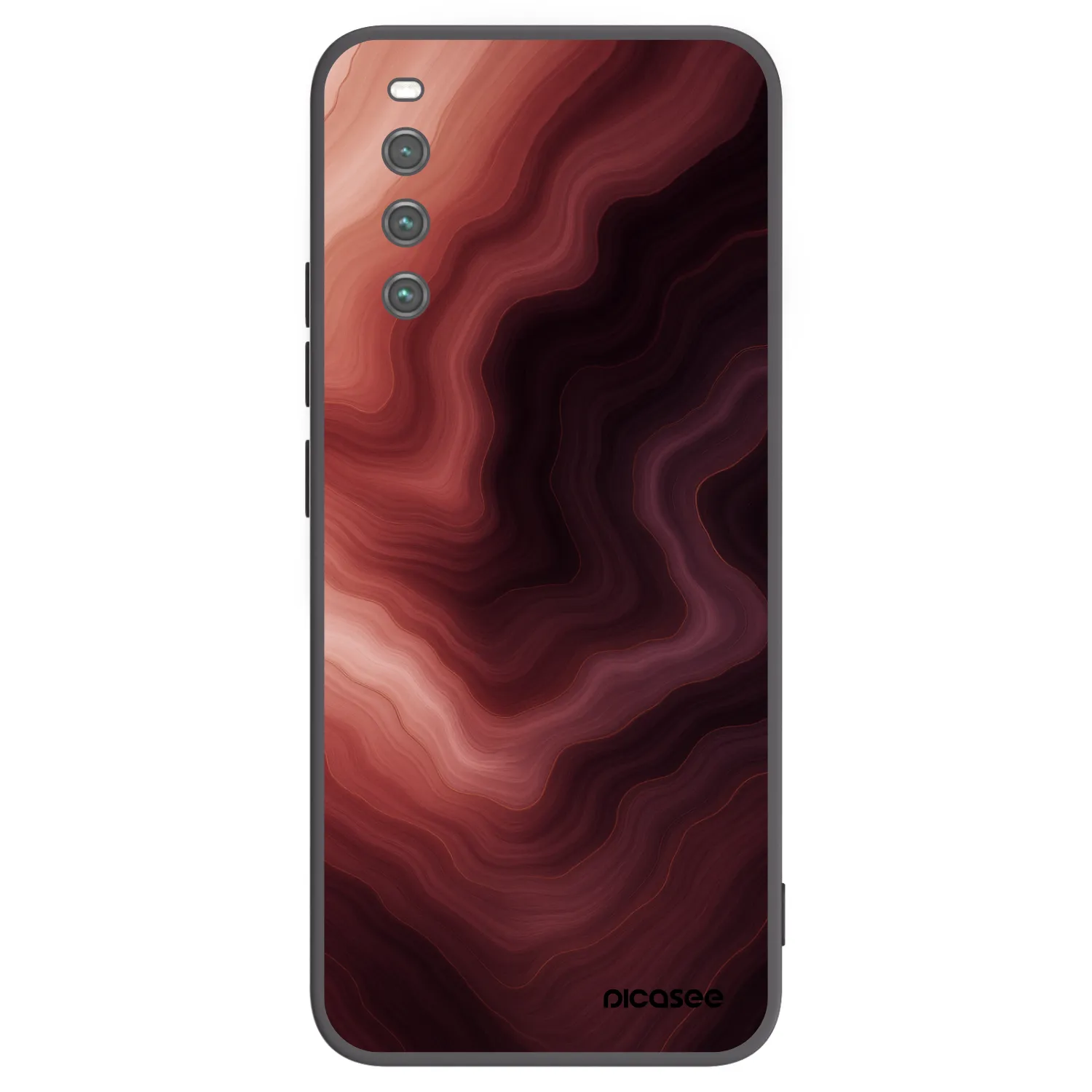 Picasee fekete szilikon tok az alábbi mobiltelefonokra Sony Xperia 10 IV 5G - Rouge