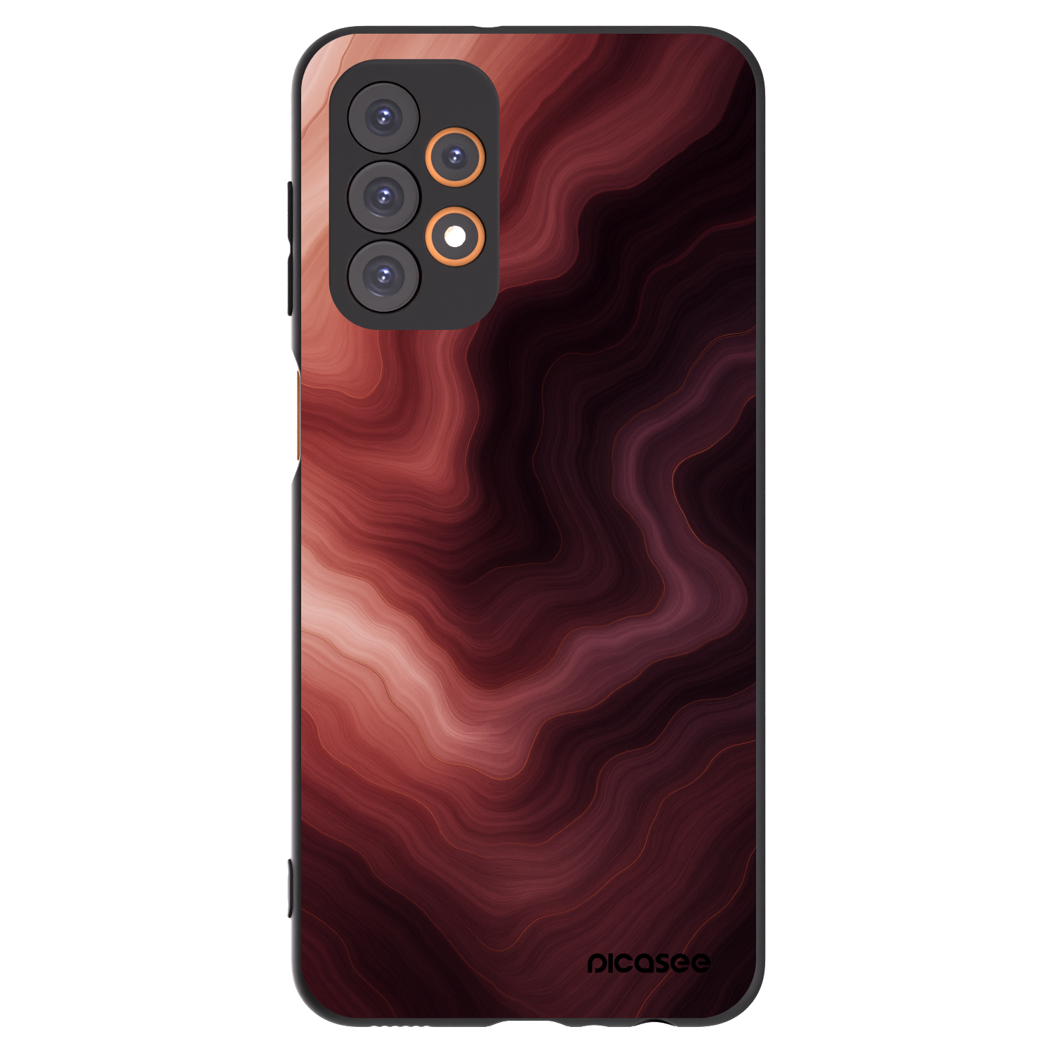 Picasee fekete szilikon tok az alábbi mobiltelefonokra Samsung Galaxy A23 A236B 5G - Rouge