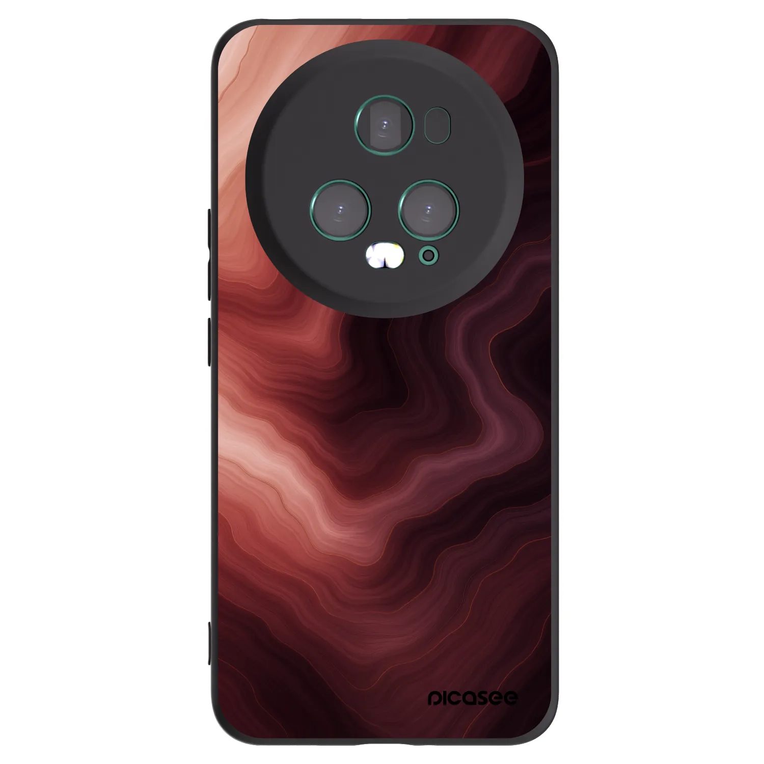Picasee fekete szilikon tok az alábbi mobiltelefonokra Honor Magic5 Pro - Rouge
