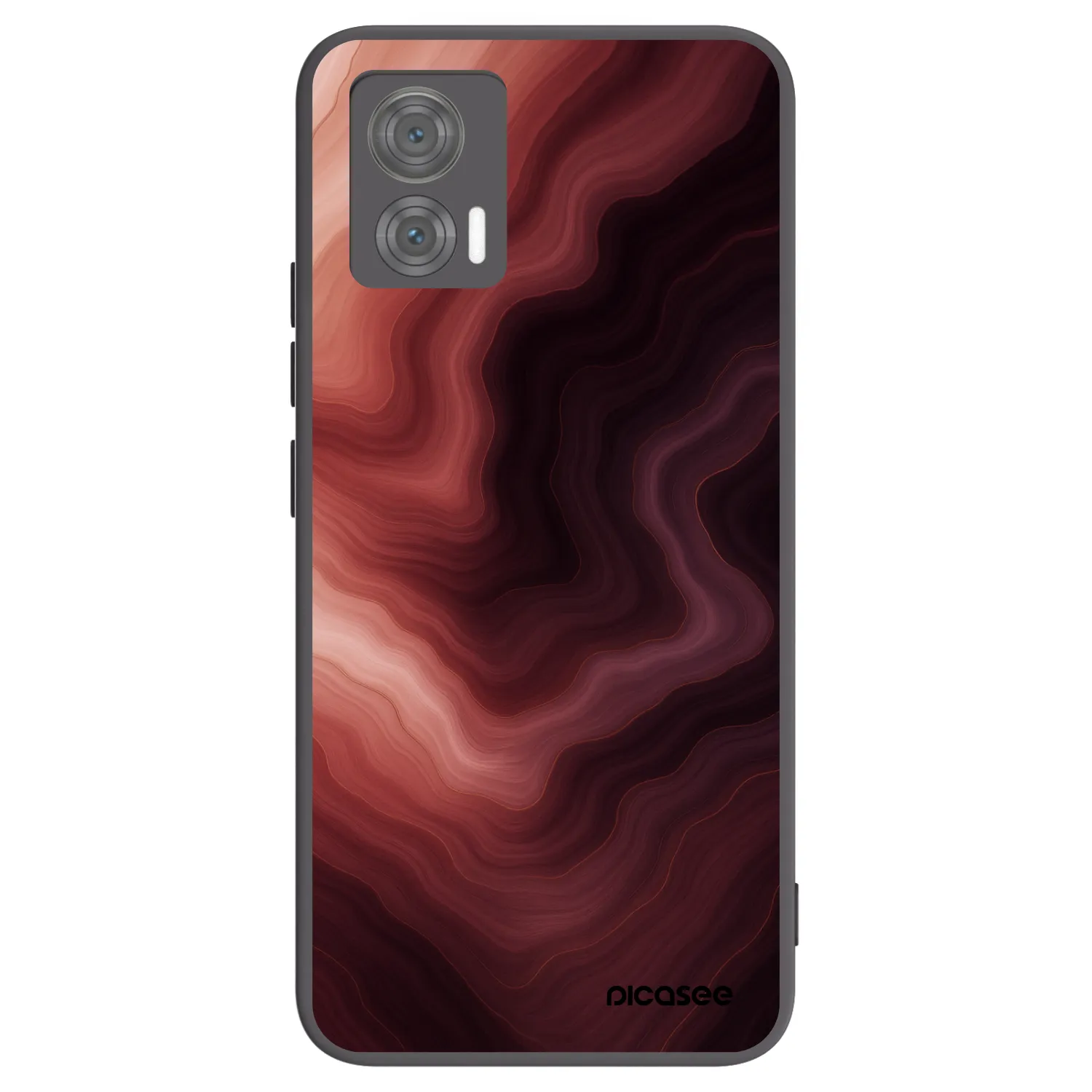 Picasee fekete szilikon tok az alábbi mobiltelefonokra Motorola Edge 30 Neo - Rouge