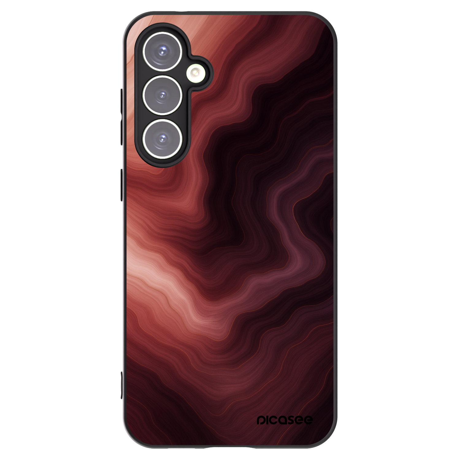 Picasee fekete szilikon tok az alábbi mobiltelefonokra Samsung Galaxy S23 FE S711B - Rouge