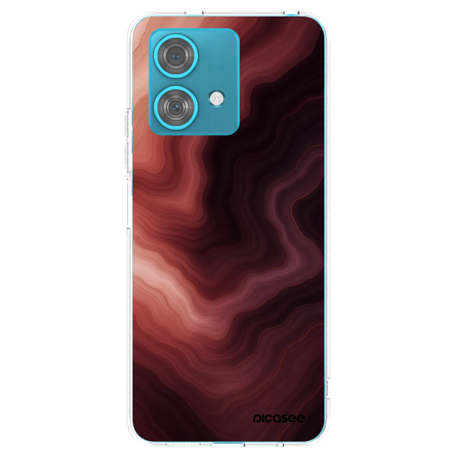 Picasee átlátszó szilikon tok az alábbi mobiltelefonokra Motorola Edge 40 Neo - Rouge