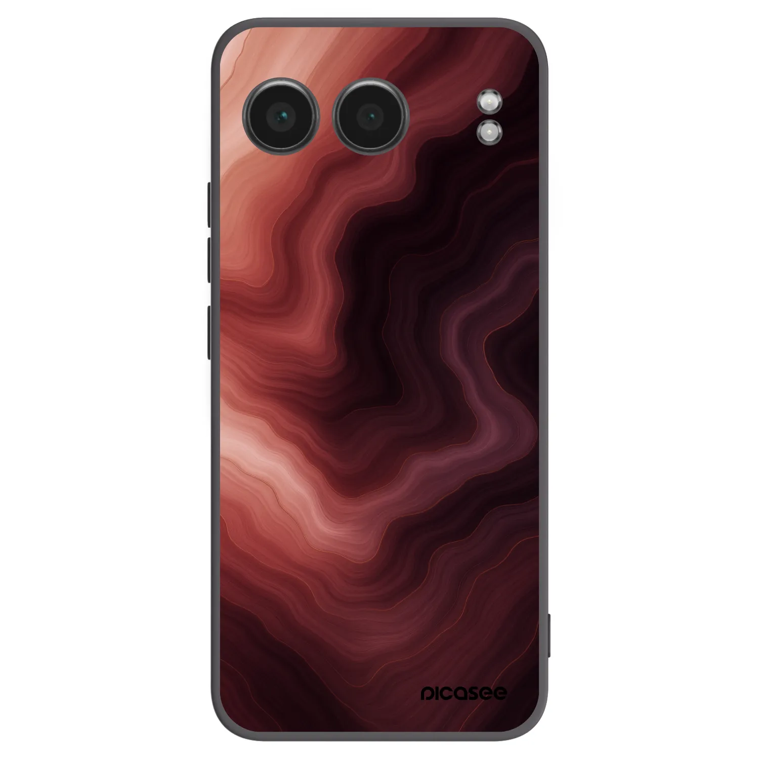Picasee fekete szilikon tok az alábbi mobiltelefonokra OnePlus Nord 4 - Rouge