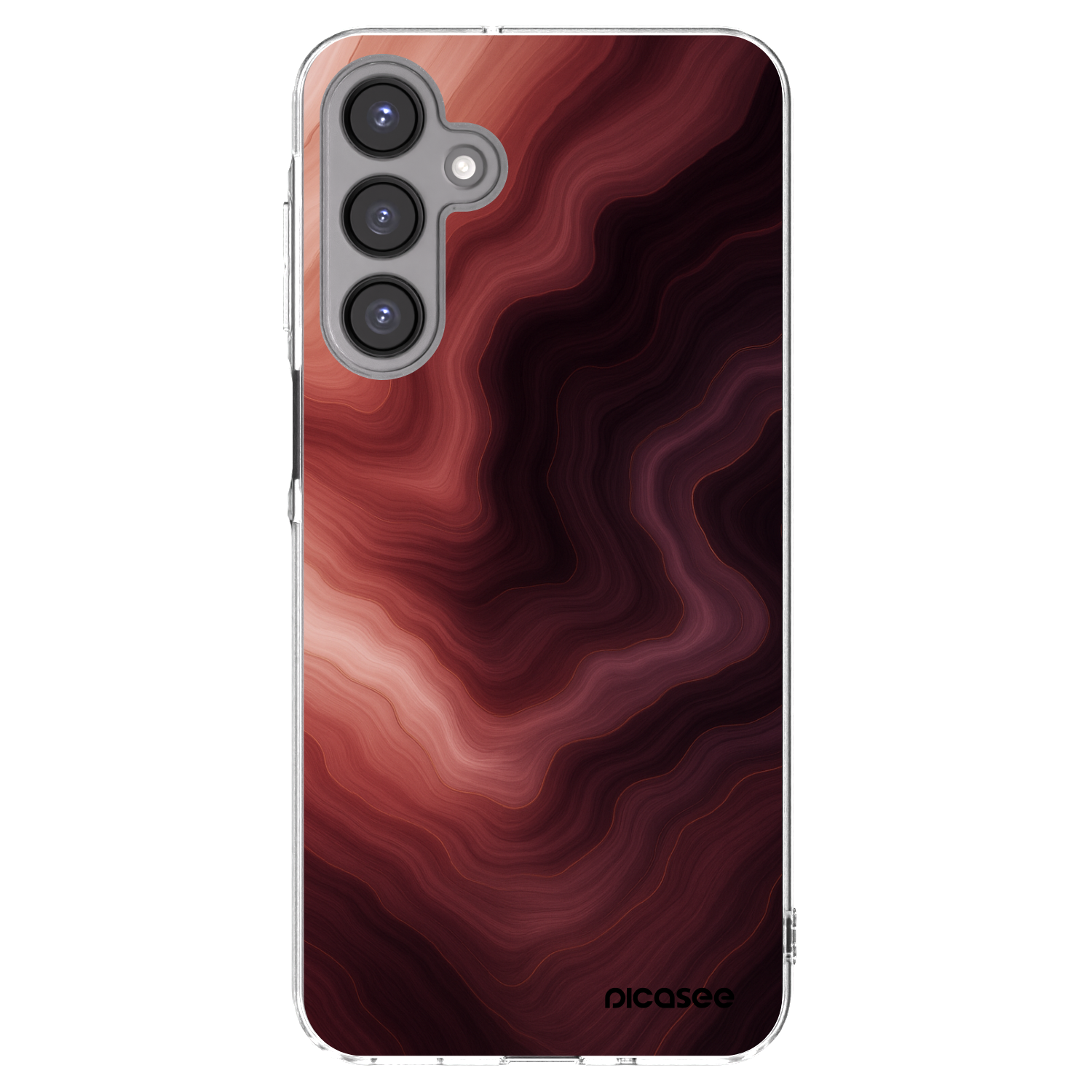 Picasee átlátszó szilikon tok az alábbi mobiltelefonokra Samsung Galaxy A16 5G - Rouge