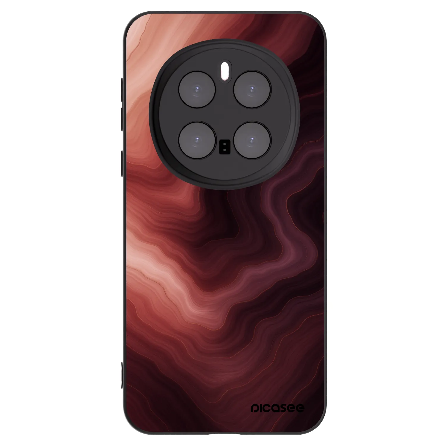 Picasee fekete szilikon tok az alábbi mobiltelefonokra Honor Magic7 Pro 5G - Rouge