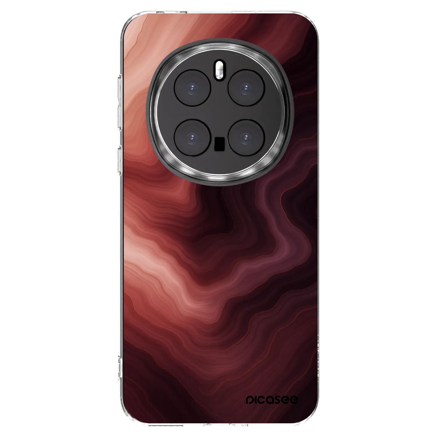 Picasee átlátszó szilikon tok az alábbi mobiltelefonokra Honor Magic7 Pro 5G - Rouge