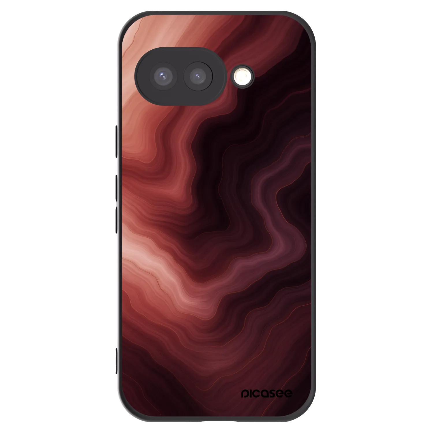 Picasee fekete szilikon tok az alábbi mobiltelefonokra Google Pixel 9a - Rouge