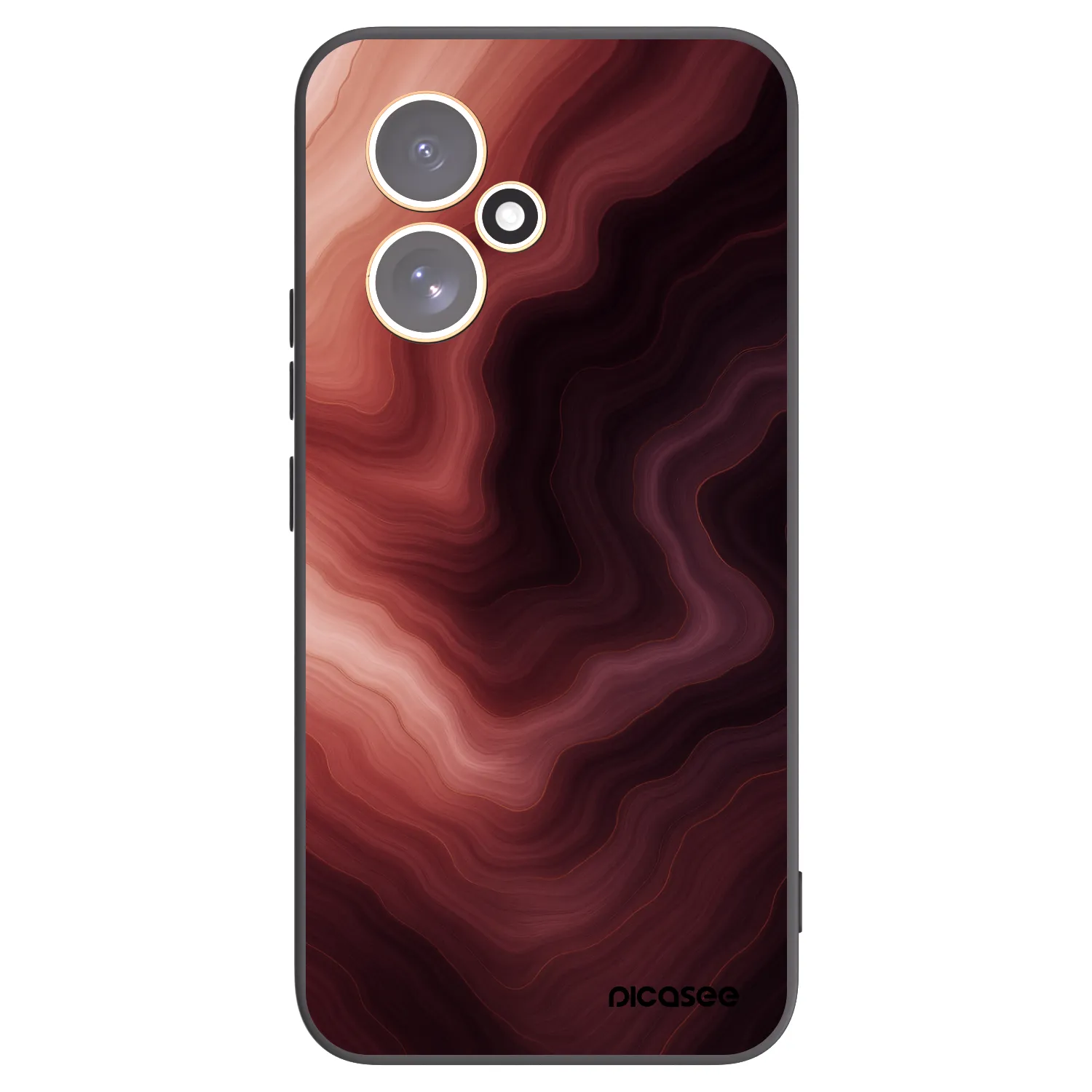 Picasee fekete szilikon tok az alábbi mobiltelefonokra Honor 400 5G - Rouge