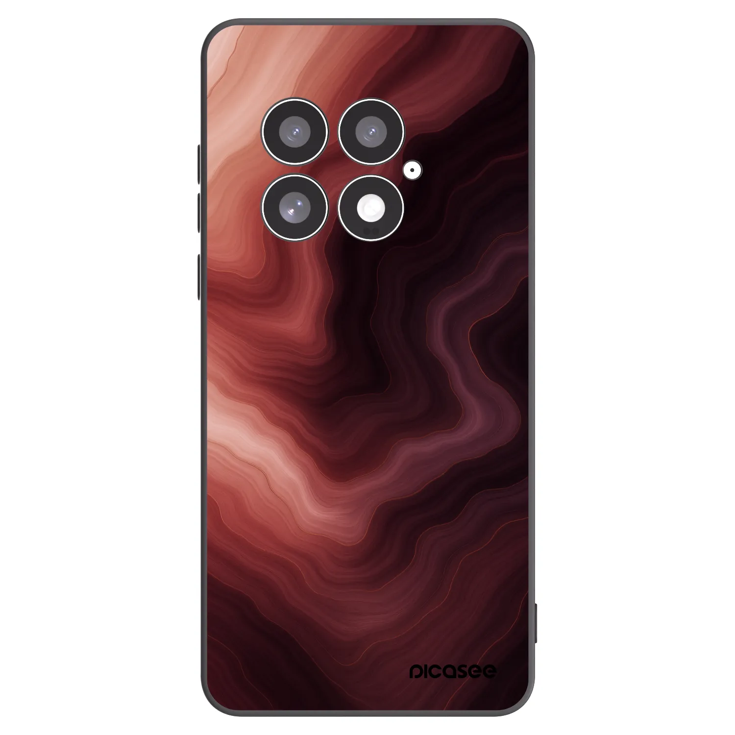 Picasee fekete szilikon tok az alábbi mobiltelefonokra OnePlus 13 5G - Rouge
