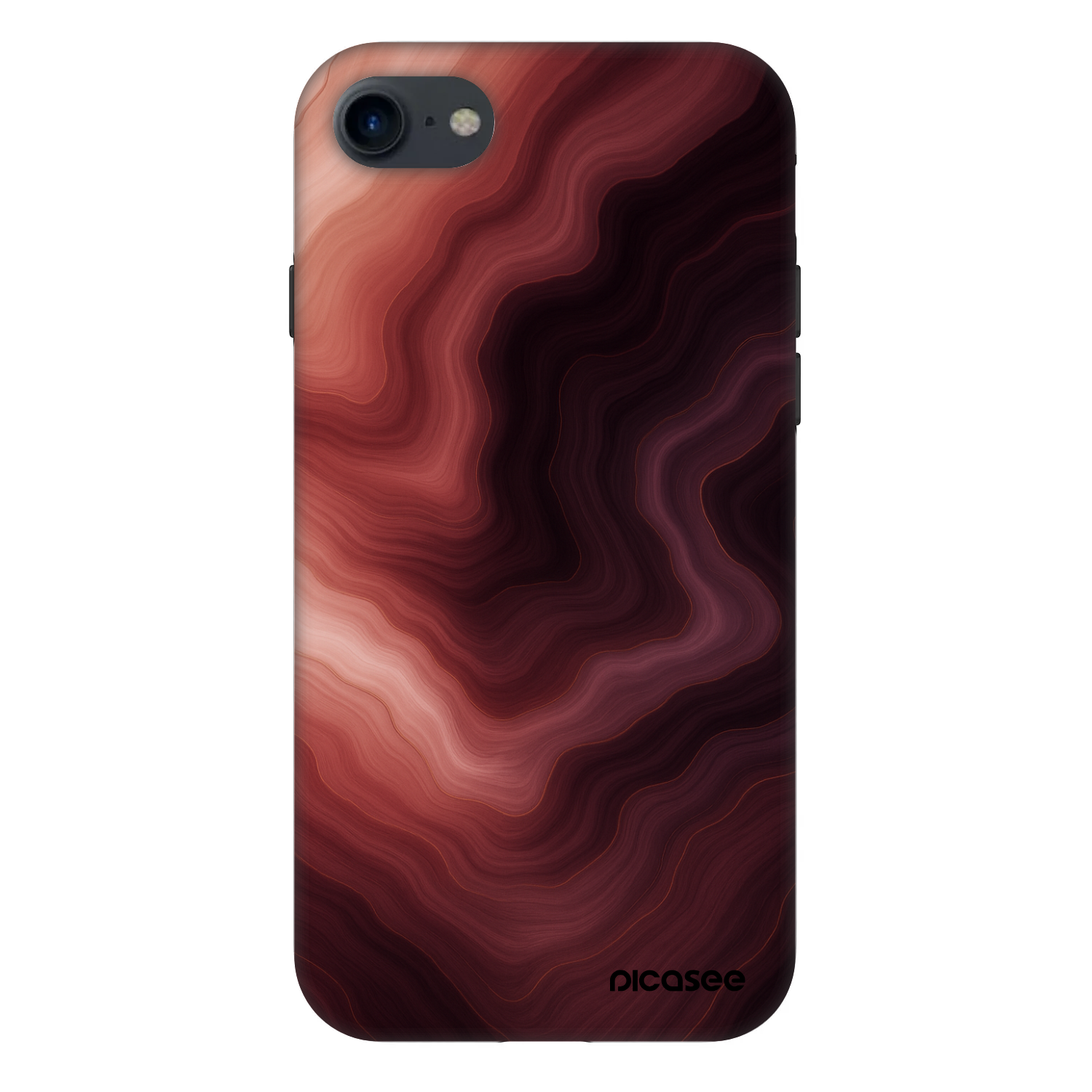 Picasee Fashion Case Apple iPhone 7 - Rouge