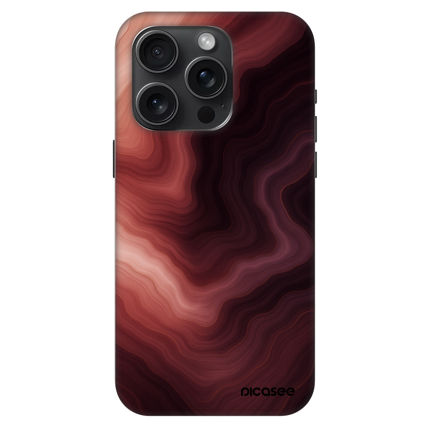 Picasee Fashion Case MagSafe Apple iPhone 15 Pro - Rouge