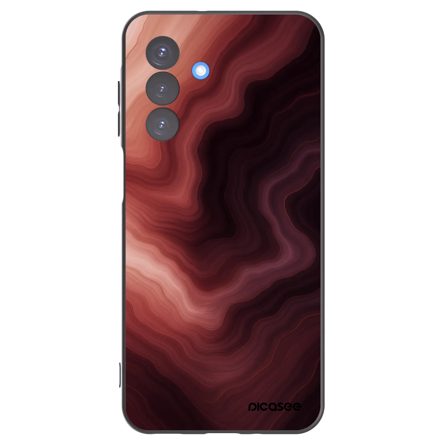 Picasee fekete szilikon tok az alábbi mobiltelefonokra Samsung Galaxy A17 5G - Rouge