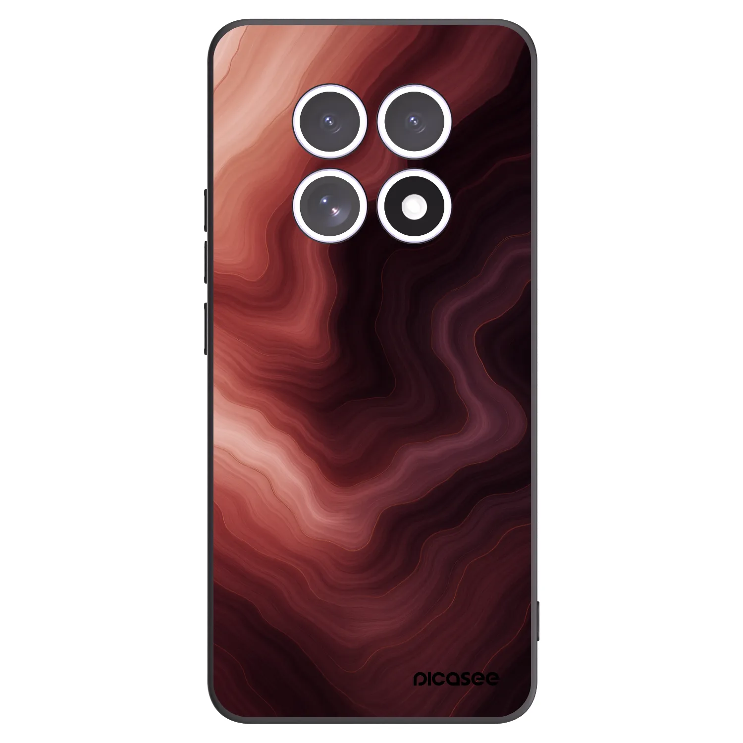 Picasee fekete szilikon tok az alábbi mobiltelefonokra Xiaomi Redmi Note 15 - Rouge