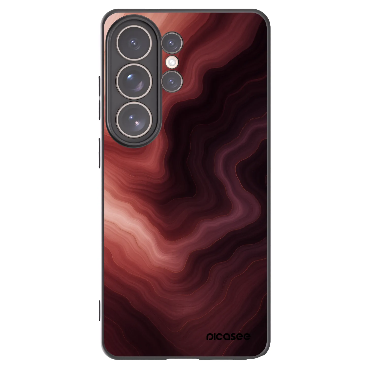 Picasee fekete szilikon tok az alábbi mobiltelefonokra Samsung Galaxy S26 Ultra - Rouge