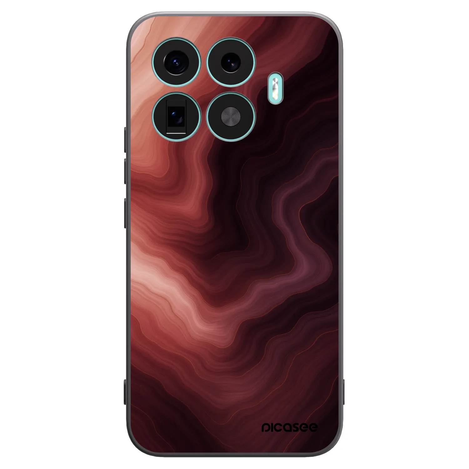 Picasee fekete szilikon tok az alábbi mobiltelefonokra Xiaomi 17T Pro - Rouge