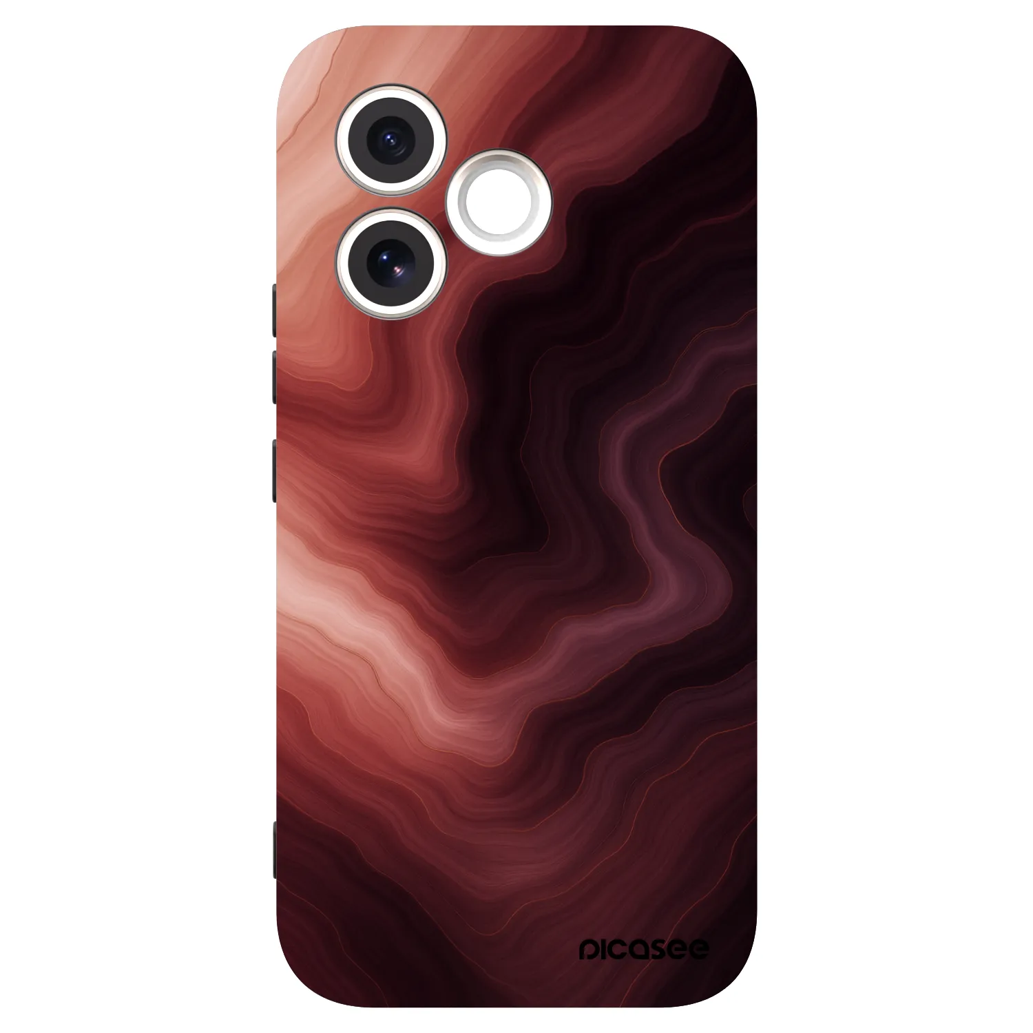 Picasee fekete szilikon tok az alábbi mobiltelefonokra Honor 600 Lite - Rouge