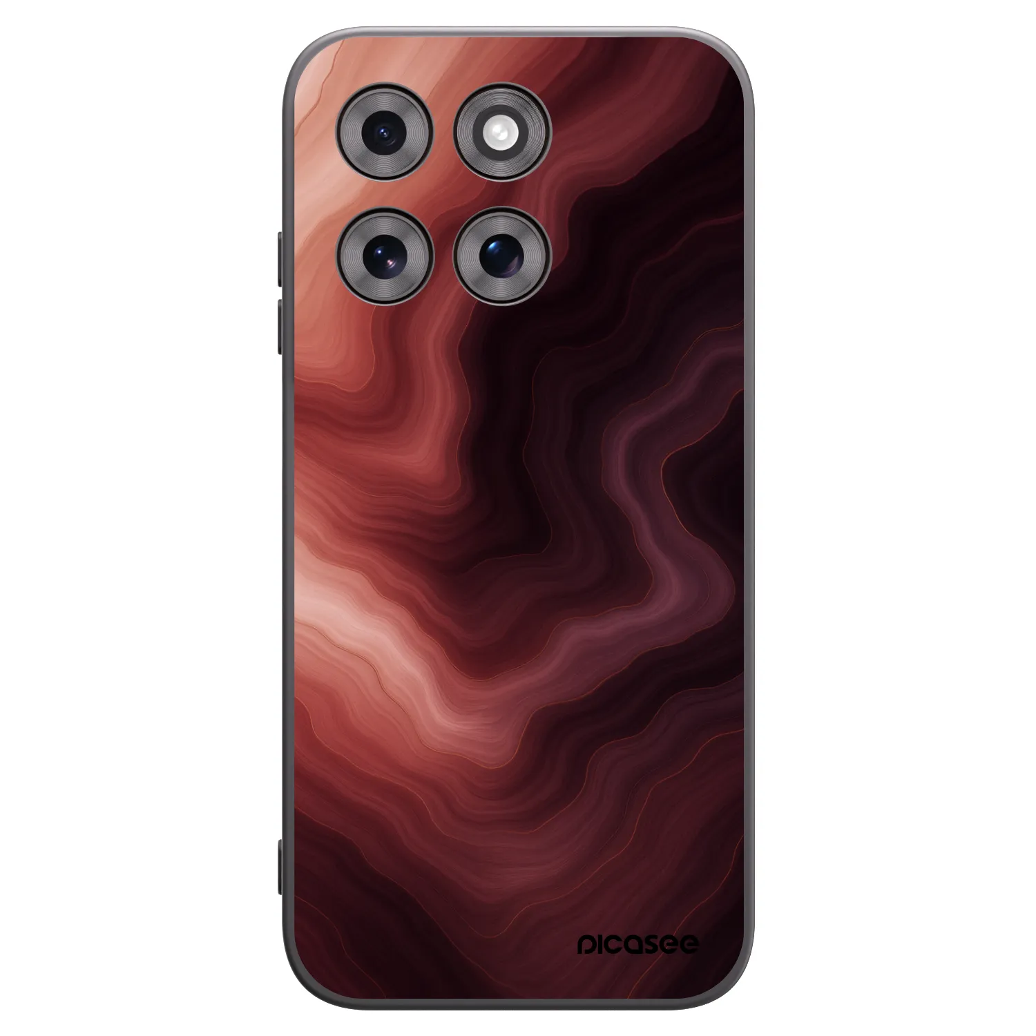Picasee fekete szilikon tok az alábbi mobiltelefonokra Motorola Moto G77 - Rouge