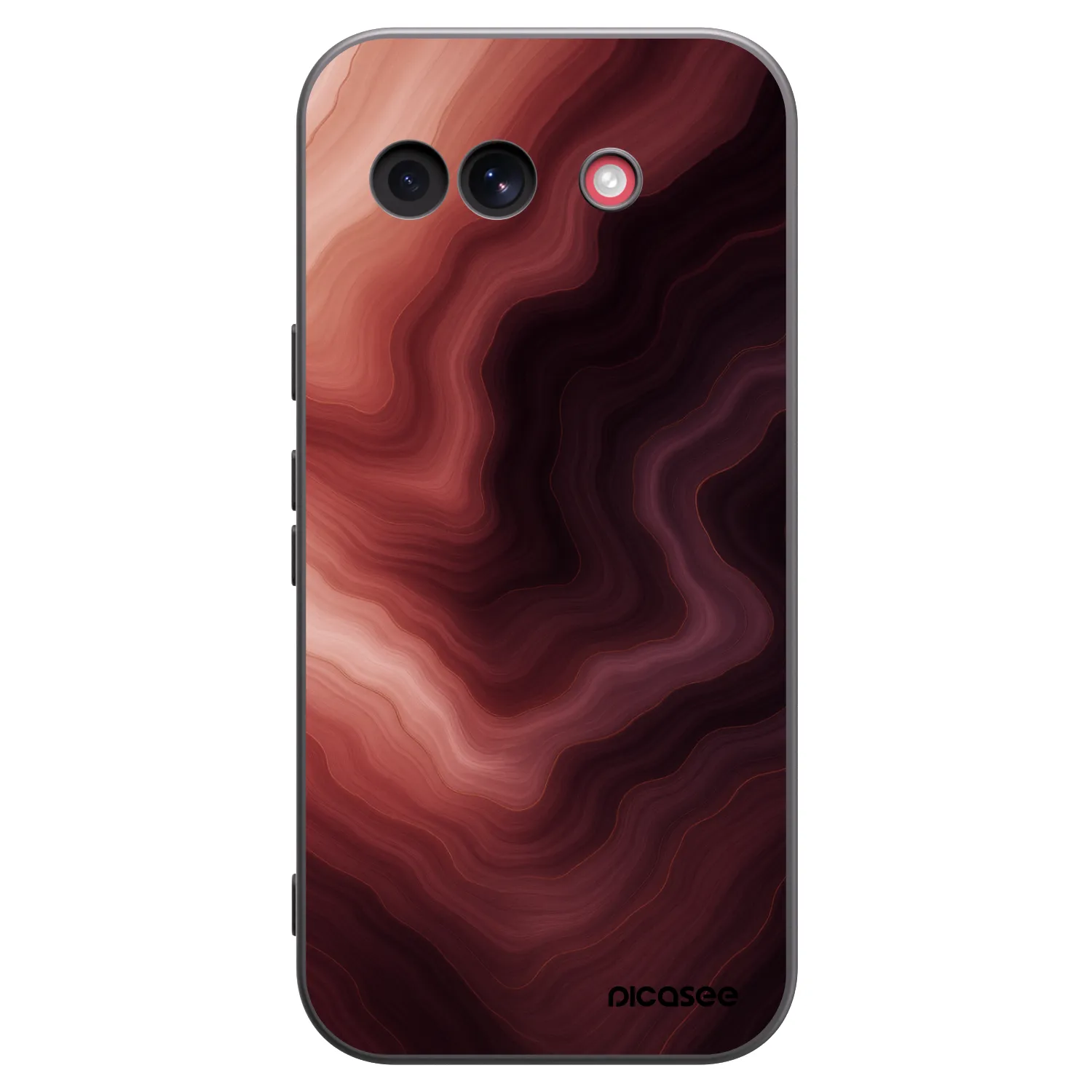 Picasee fekete szilikon tok az alábbi mobiltelefonokra Google Pixel 10a - Rouge