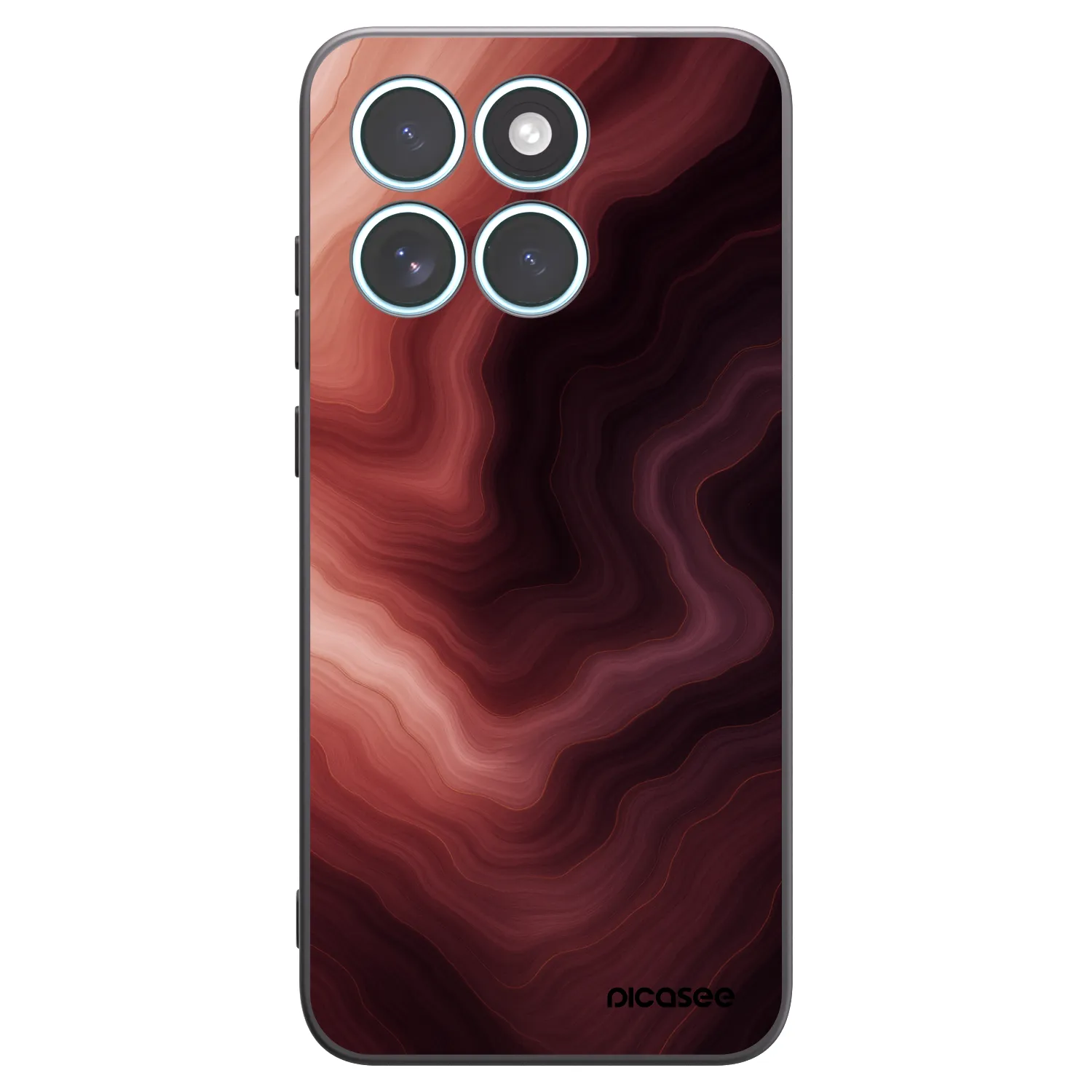 Picasee fekete szilikon tok az alábbi mobiltelefonokra Motorola Edge 70 Fusion - Rouge