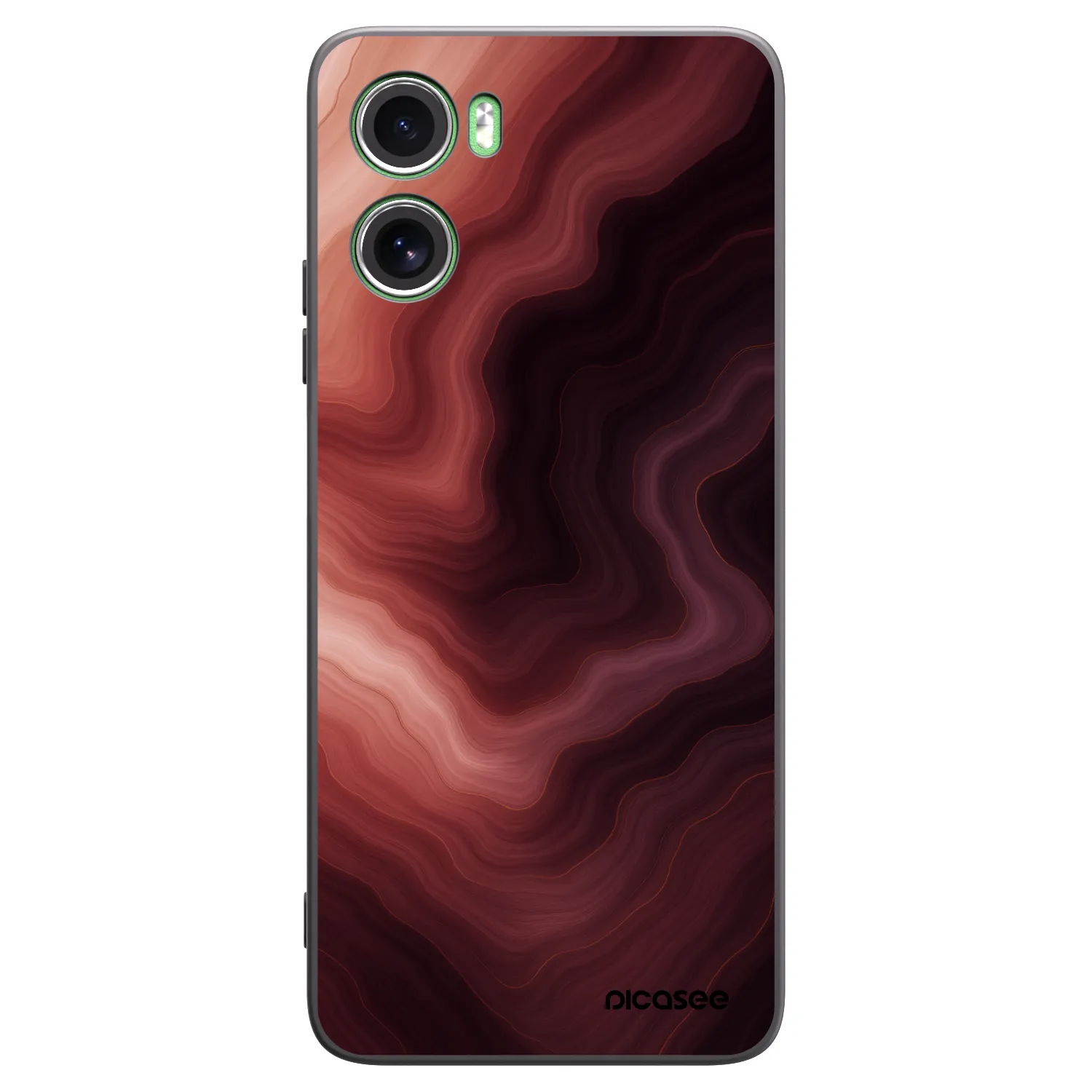 Picasee fekete szilikon tok az alábbi mobiltelefonokra Motorola Moto G06 - Rouge