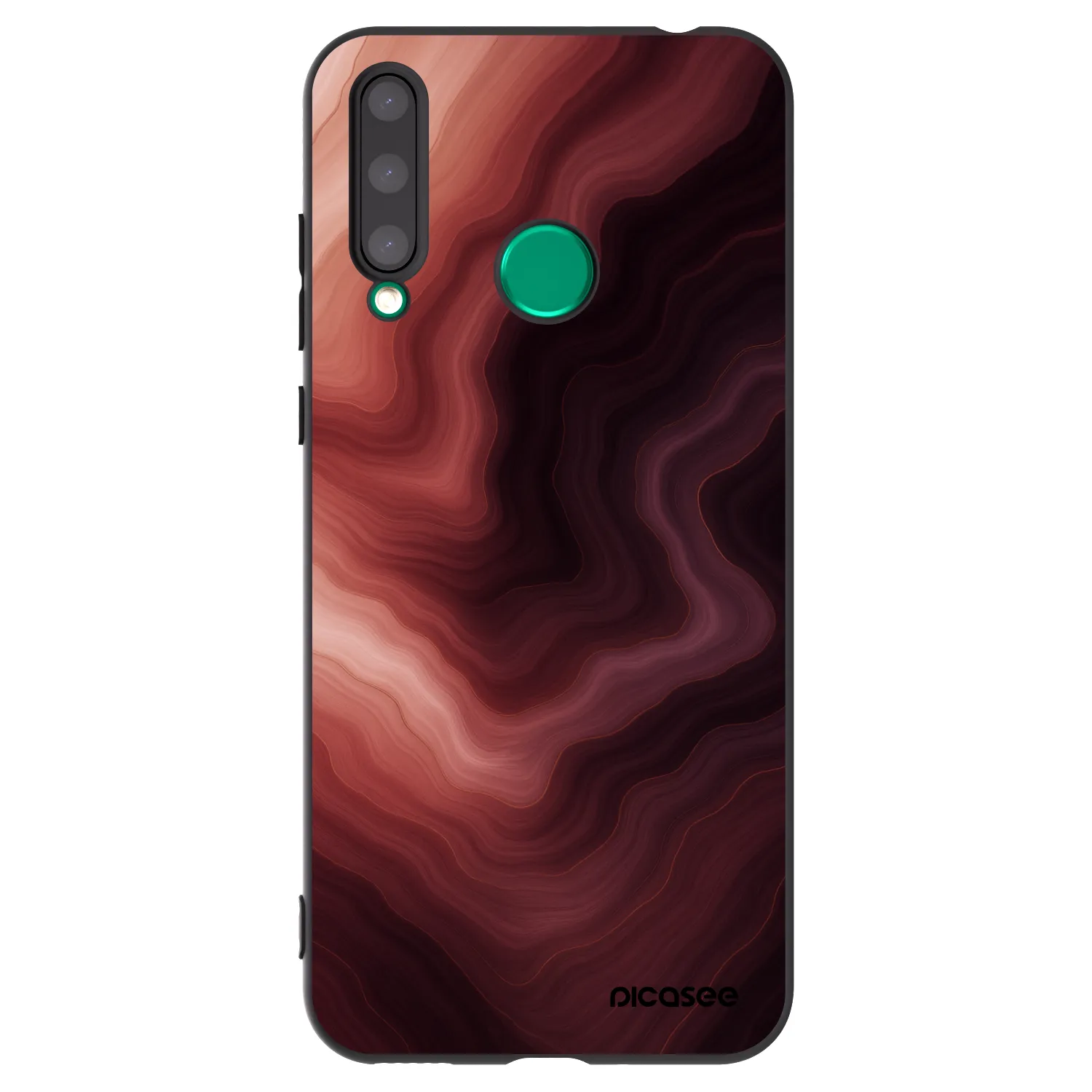 Picasee fekete szilikon tok az alábbi mobiltelefonokra Honor 20 Lite - Rouge