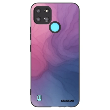 Picasee fekete szilikon tok az alábbi mobiltelefonokra Realme C21Y - Silk