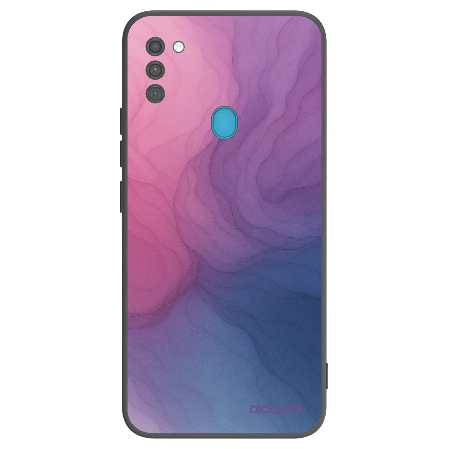 Picasee fekete szilikon tok az alábbi mobiltelefonokra Samsung Galaxy M11 - Silk