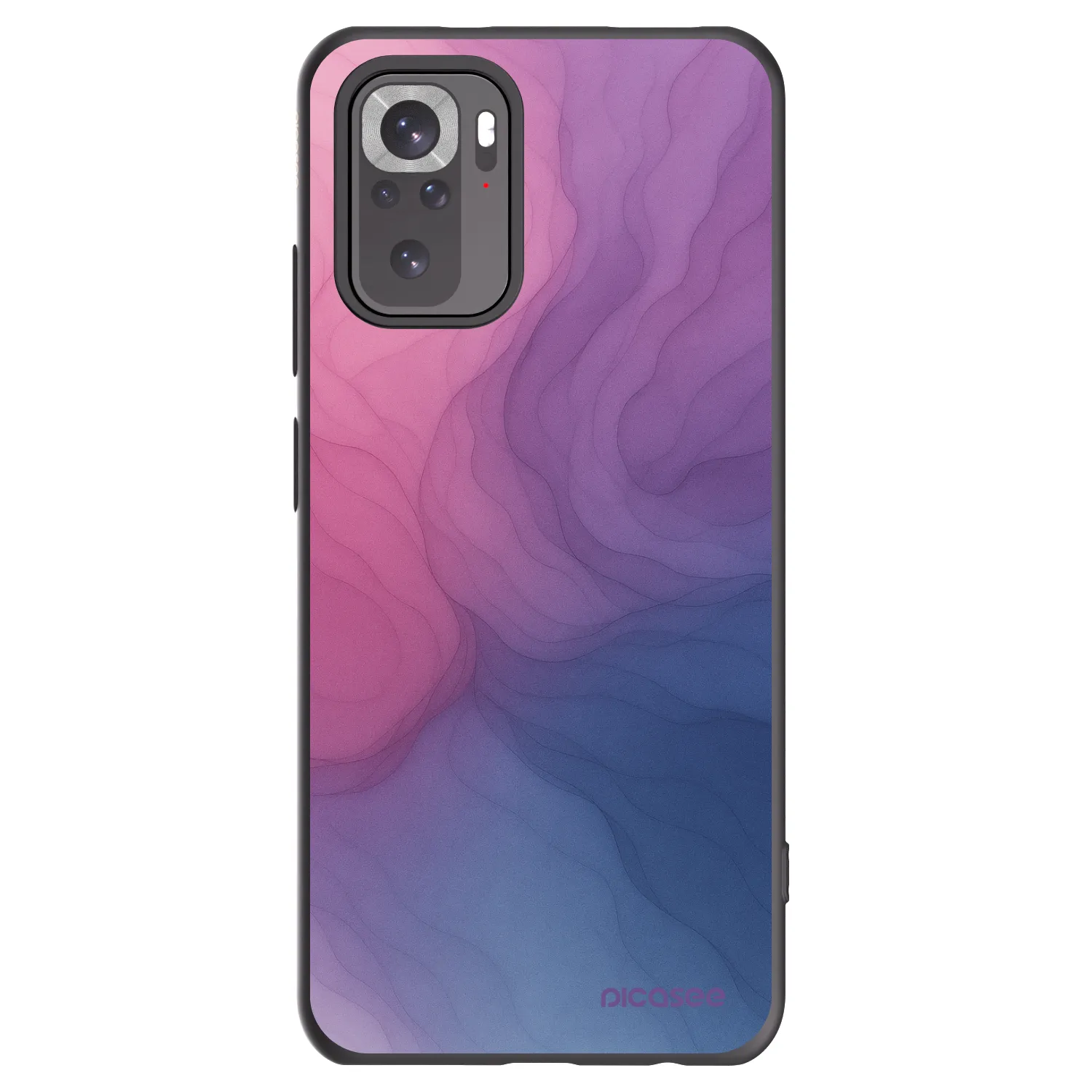 Picasee fekete szilikon tok az alábbi mobiltelefonokra Xiaomi Redmi Note 10 - Silk