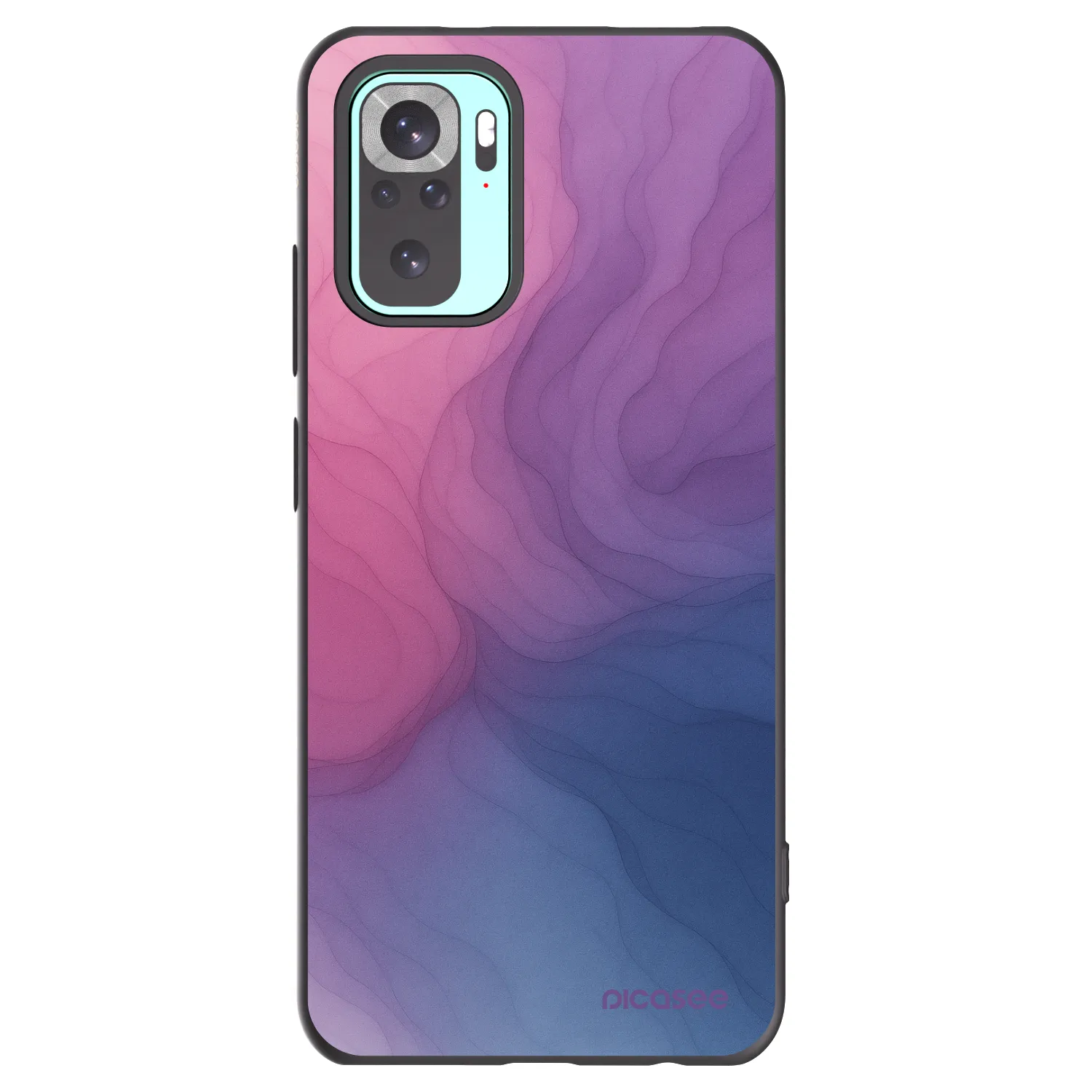 Picasee fekete szilikon tok az alábbi mobiltelefonokra Xiaomi Redmi Note 10 Pro - Silk