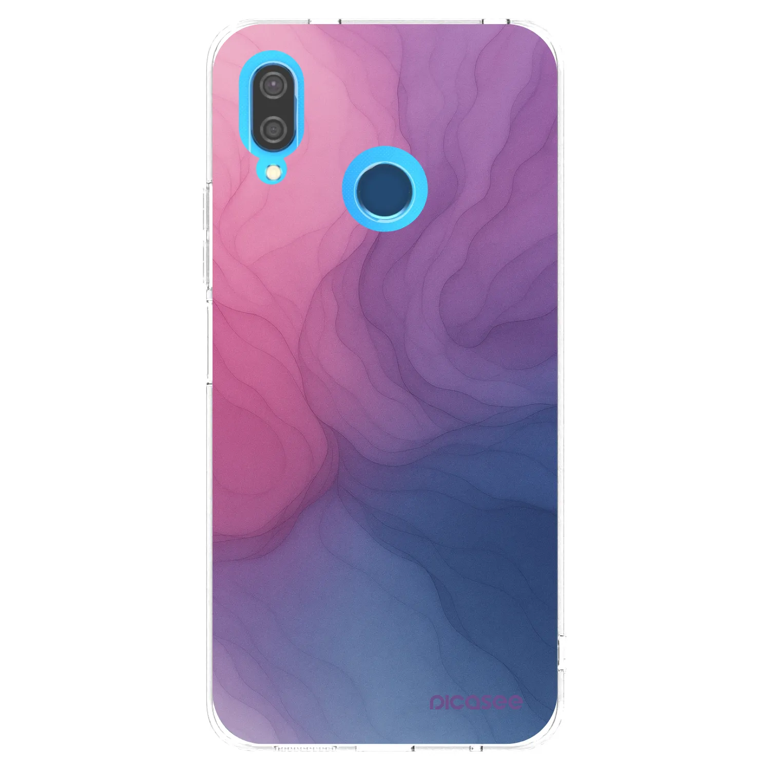 Picasee átlátszó szilikon tok az alábbi mobiltelefonokra Huawei P20 Lite - Silk