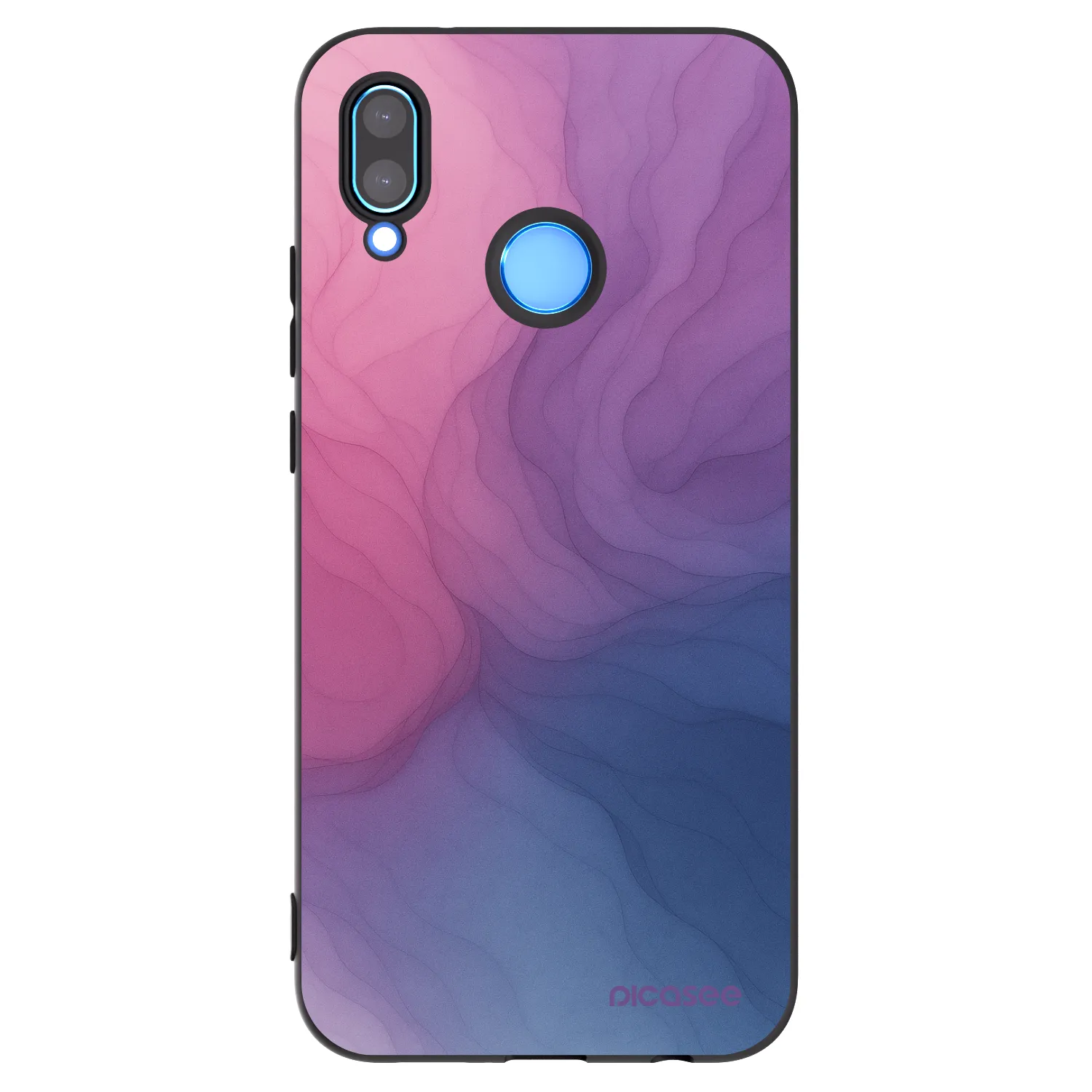Picasee fekete szilikon tok az alábbi mobiltelefonokra Huawei P20 Lite - Silk