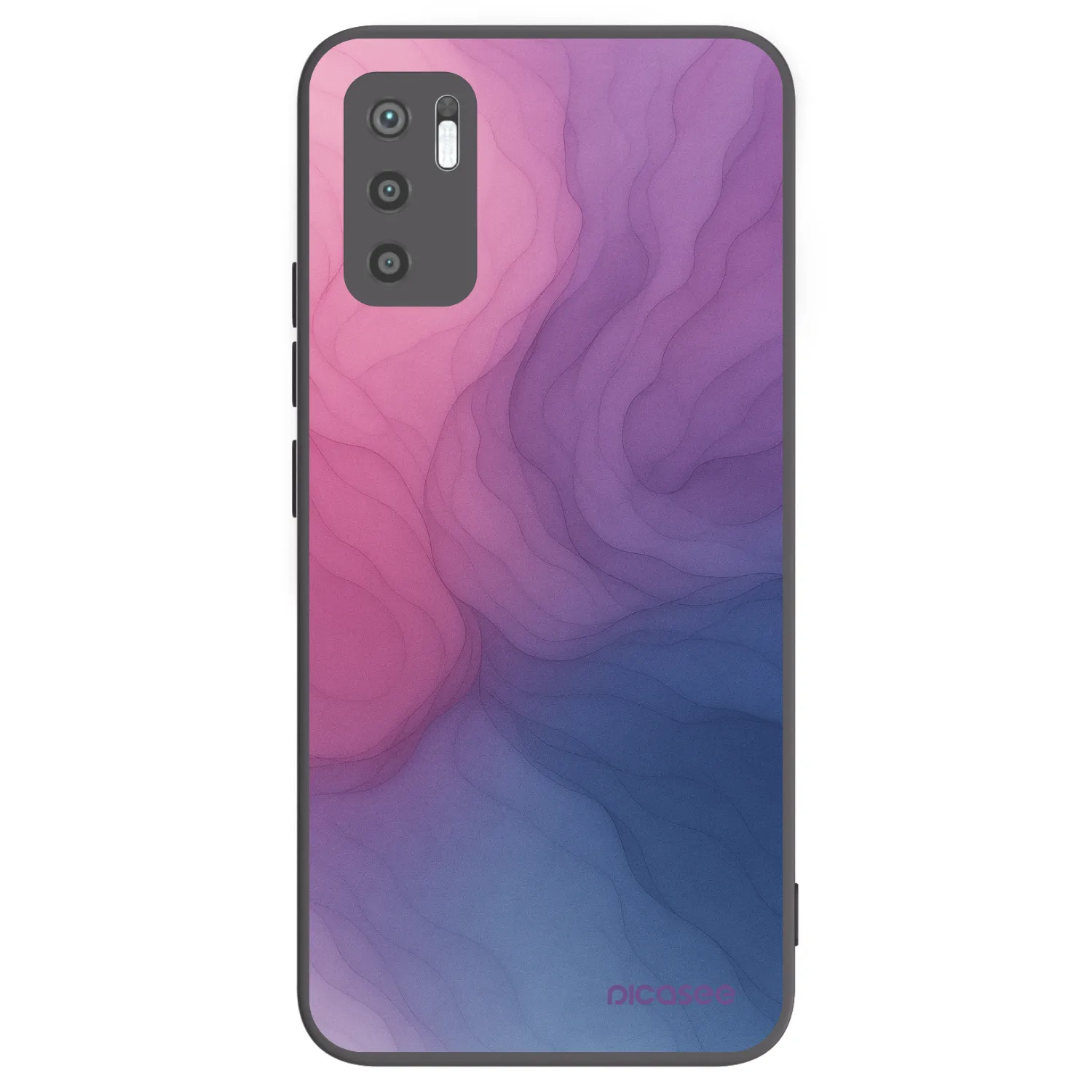 Picasee fekete szilikon tok az alábbi mobiltelefonokra Xiaomi Redmi Note 10 5G - Silk