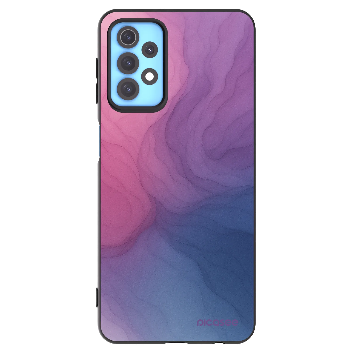 Picasee fekete szilikon tok az alábbi mobiltelefonokra Samsung Galaxy A32 4G SM-A325F - Silk