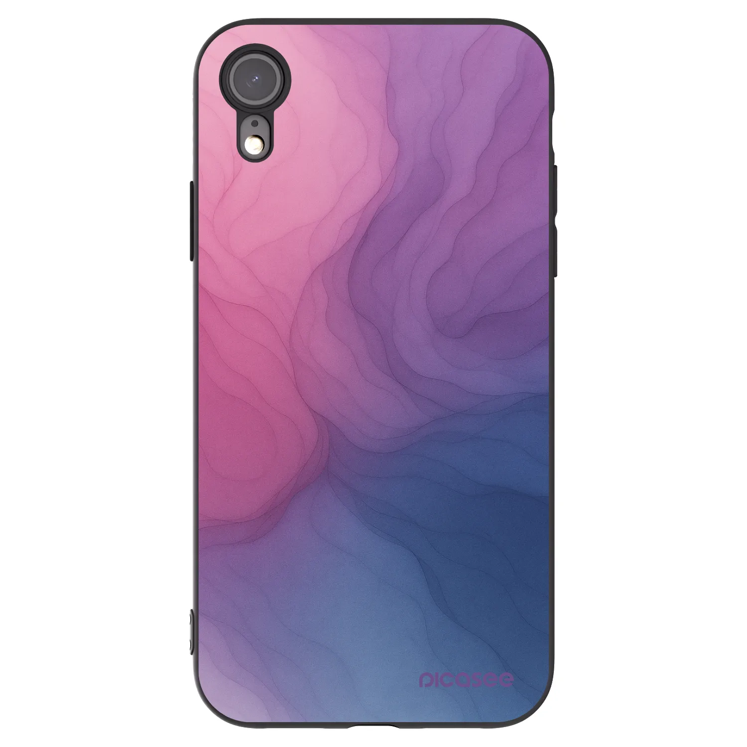 Picasee fekete szilikon tok az alábbi mobiltelefonokra Apple iPhone XR - Silk