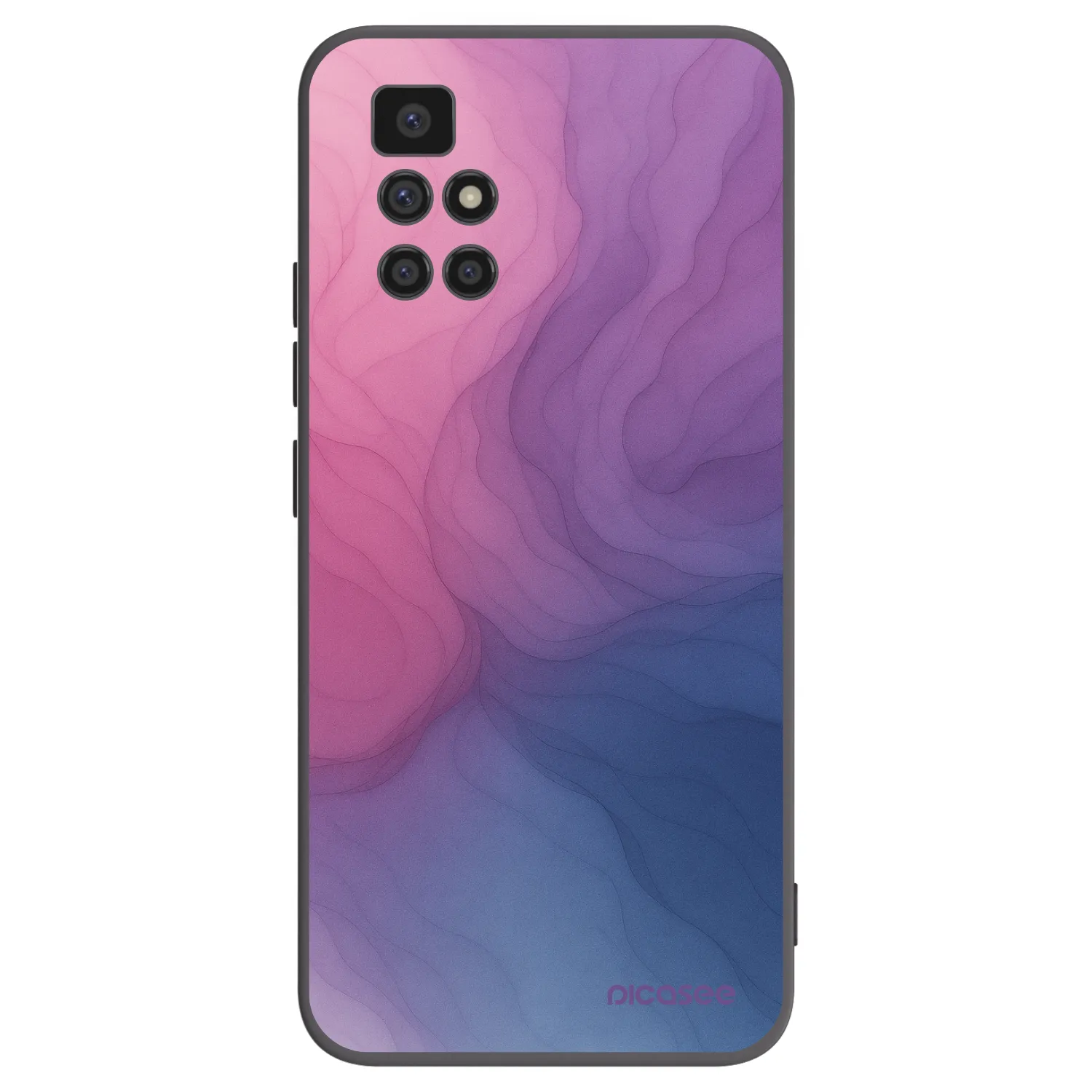 Picasee fekete szilikon tok az alábbi mobiltelefonokra Xiaomi Redmi 10 - Silk