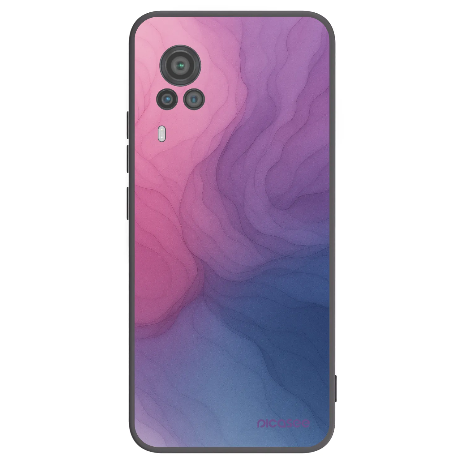Picasee fekete szilikon tok az alábbi mobiltelefonokra Vivo X60 Pro 5G - Silk