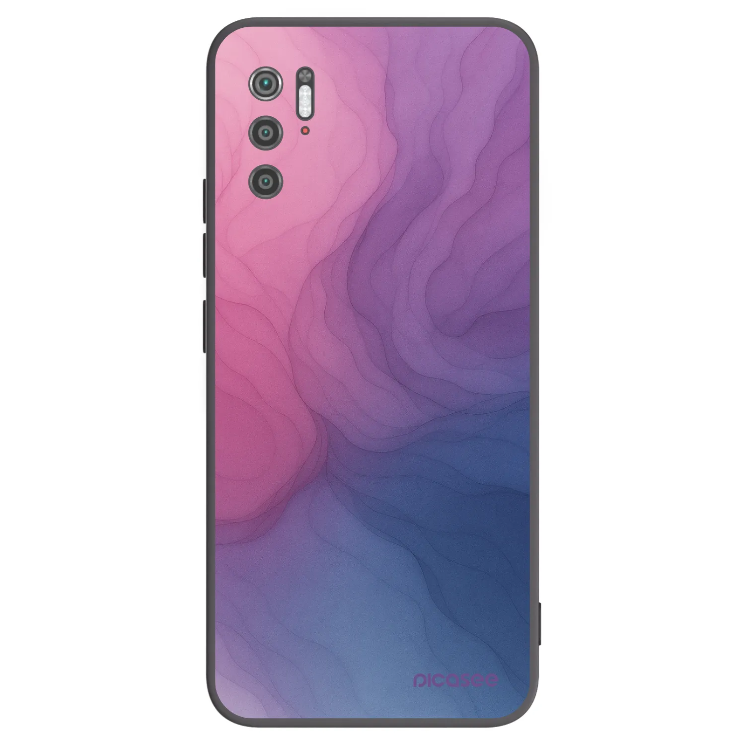Picasee fekete szilikon tok az alábbi mobiltelefonokra Xiaomi Poco M3 Pro 5G - Silk