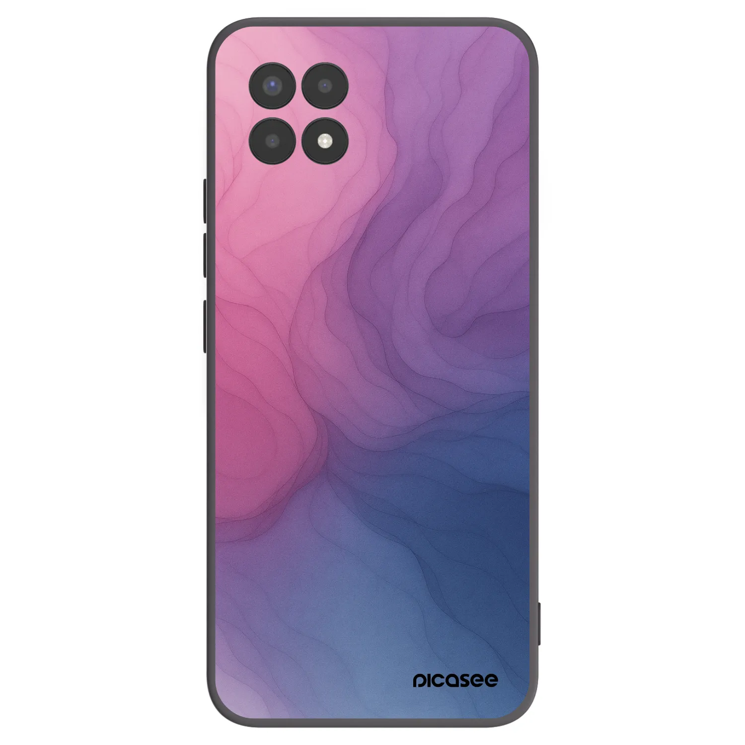 Picasee fekete szilikon tok az alábbi mobiltelefonokra Realme 8i - Silk