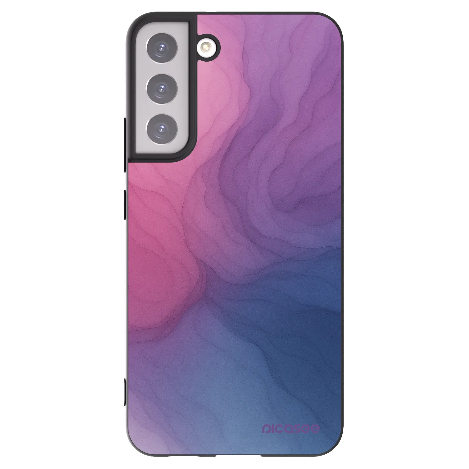 Picasee fekete szilikon tok az alábbi mobiltelefonokra Samsung Galaxy S22+ 5G - Silk