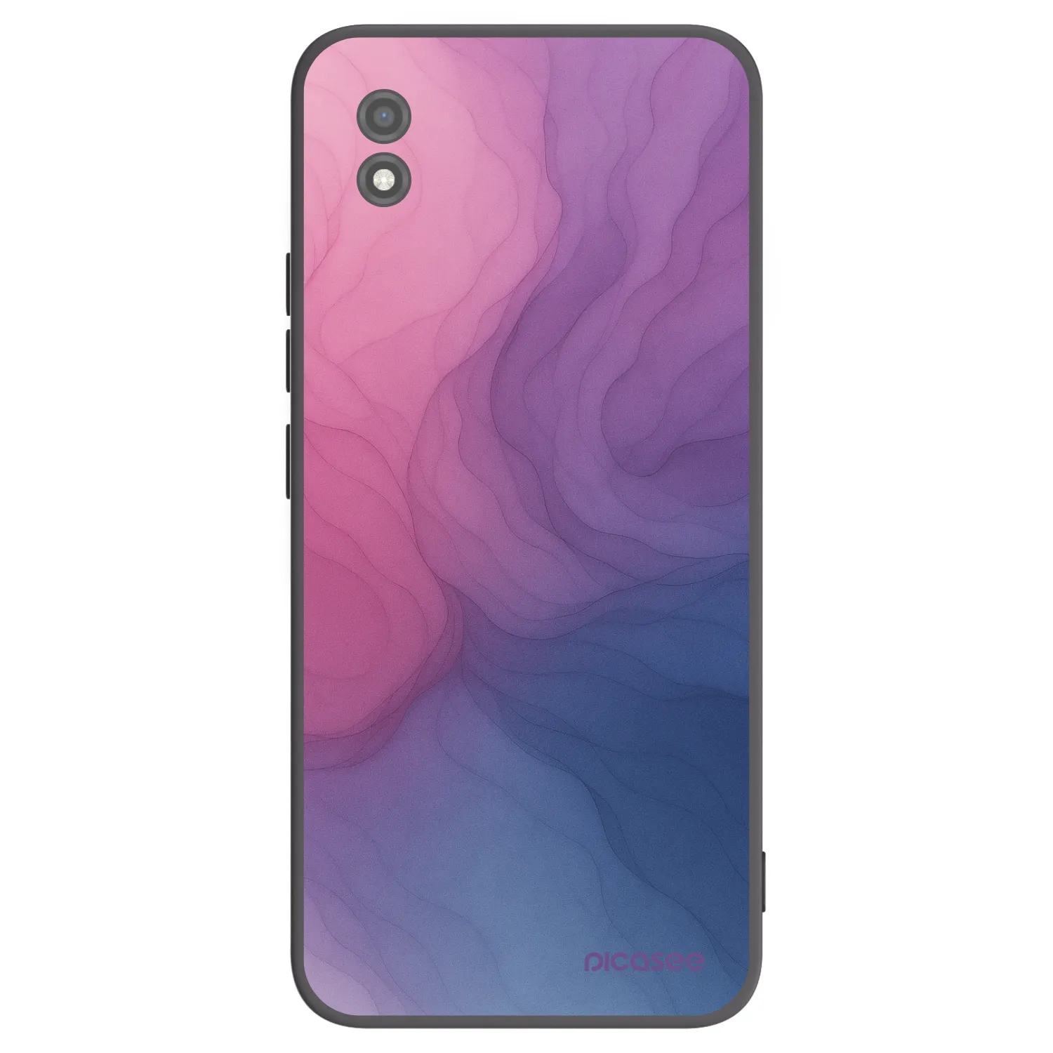 Picasee fekete szilikon tok az alábbi mobiltelefonokra Realme C11 (2021) - Silk