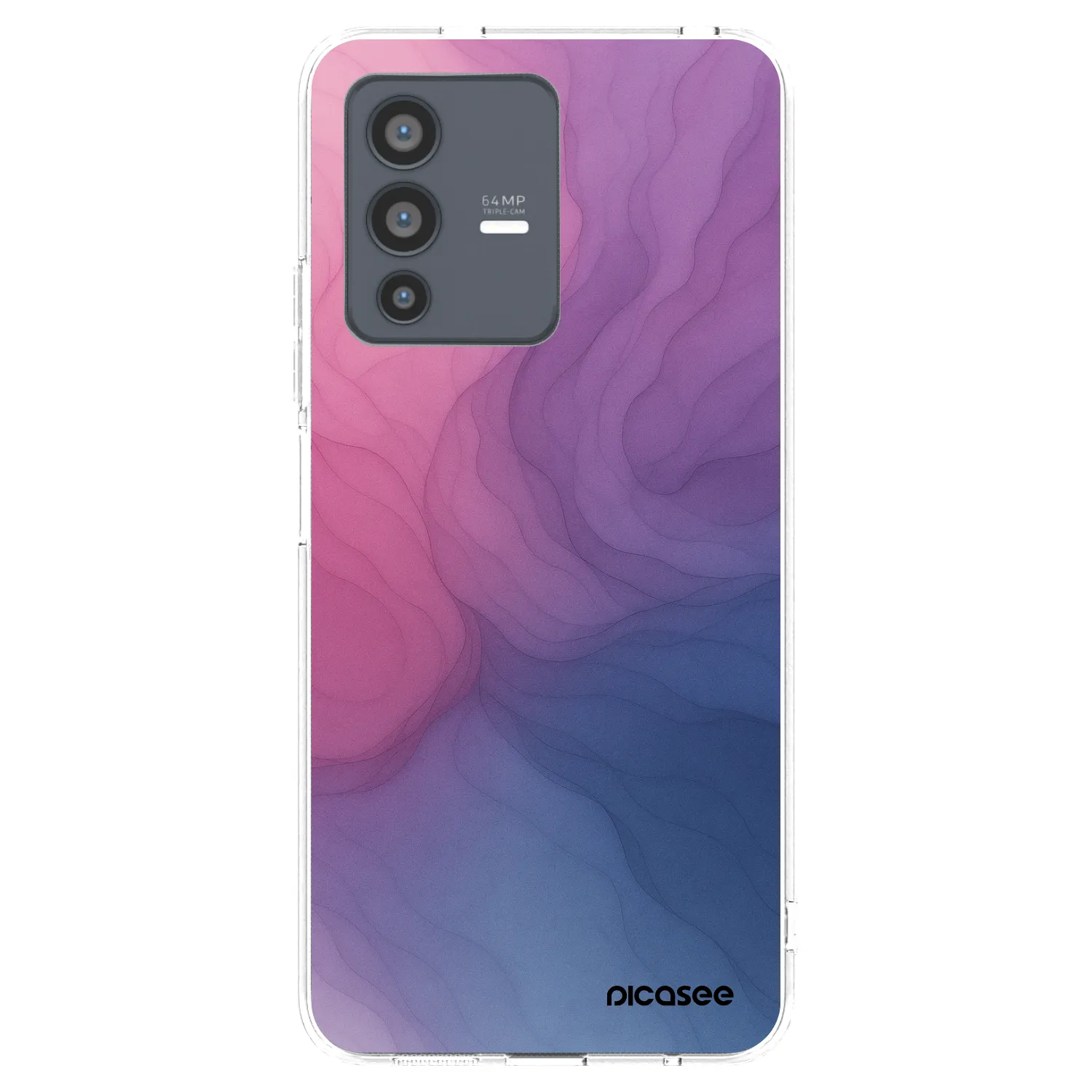 Picasee átlátszó szilikon tok az alábbi mobiltelefonokra Vivo V23 5G - Silk