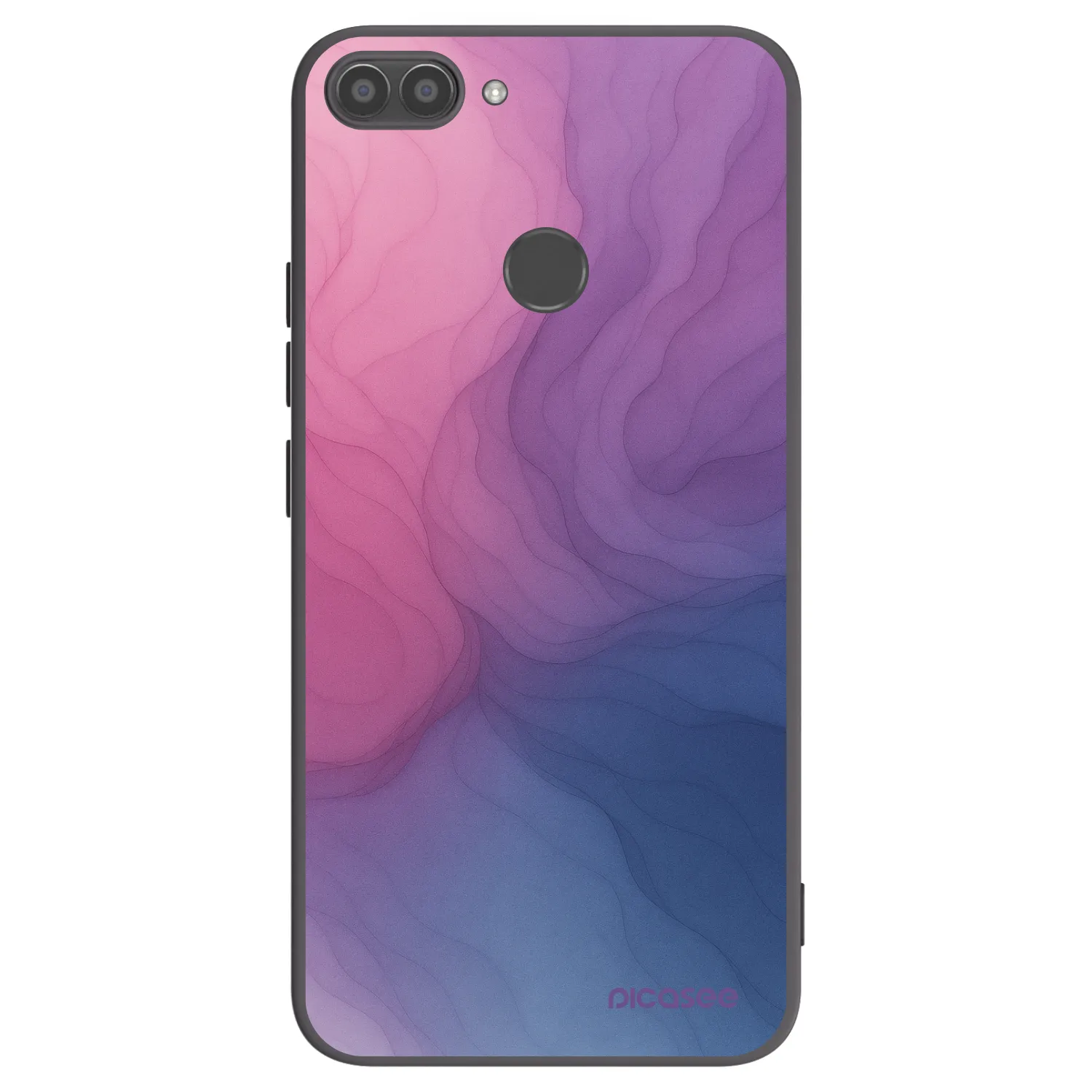 Picasee fekete szilikon tok az alábbi mobiltelefonokra Huawei P Smart - Silk
