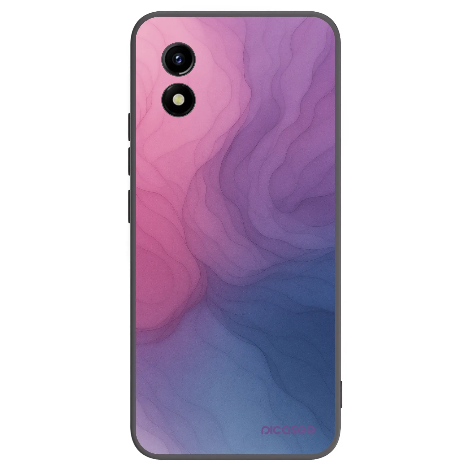 Picasee fekete szilikon tok az alábbi mobiltelefonokra Vivo Y01 - Silk