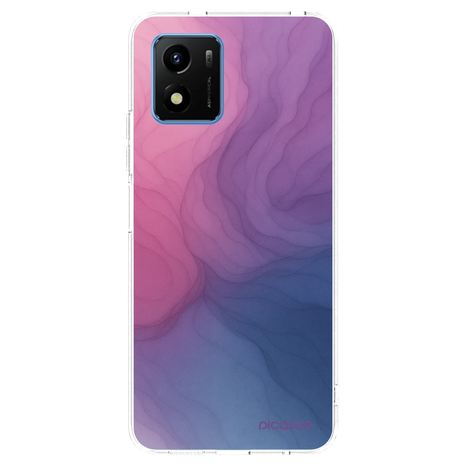 Picasee átlátszó szilikon tok az alábbi mobiltelefonokra Vivo Y01 - Silk